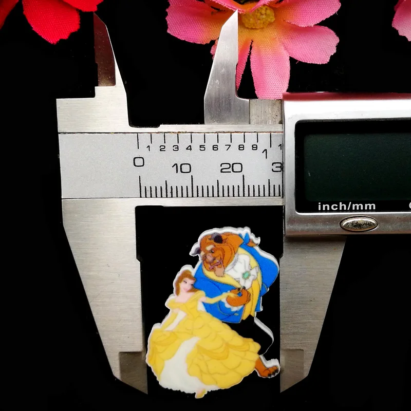 40pcs/Lot 27x33mm Resin Planar Flatback Cabochons Cartoon Flat Back DIY Hair Bow Cellphone Decorations | Дом и сад