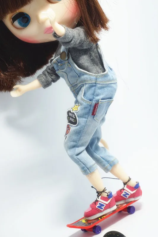 4 шт./лот модные аксессуары для кукол 1/6 blyth реквизит pullip 30 см кукла мини скейтборд