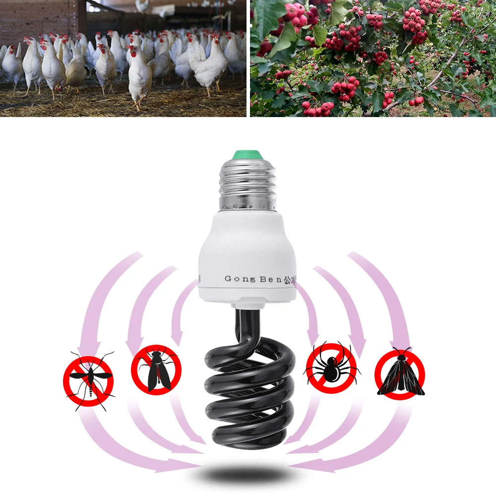 220V E27 15-40W UV светильник лампы УФ ультрафиолетовые люминесцентные CFL светильник лампа Спиральные энергосберегающие черный светильник фиолетовый лампы светильник Инж