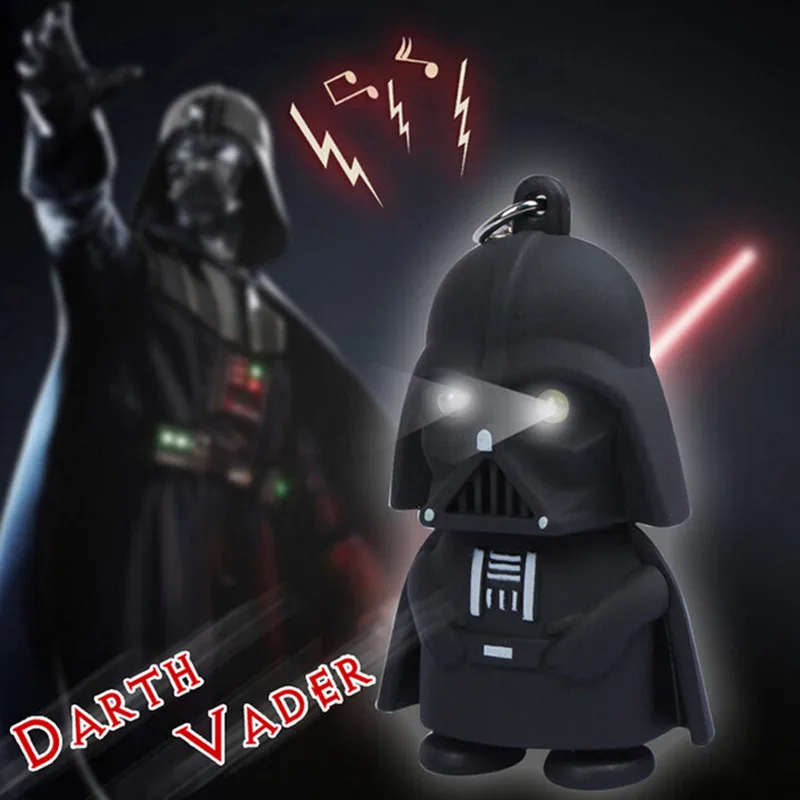 Meetcute забавные светодиодный светильник Звук брелок &quotЗвездные войны&quot