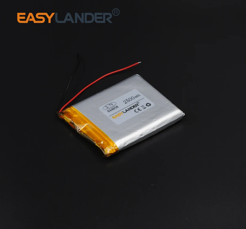 3 7 V 2500mAh 844858 литий полимерный ионный аккумулятор для bluetooth гарнитуры GPS PSP PDA MP3 MP4