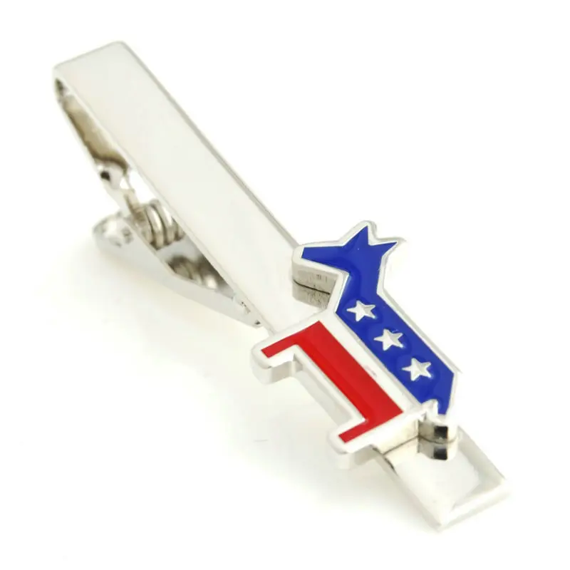 YHT-122 новые Зажимы для галстука в долларах США зажим с американским флагом |