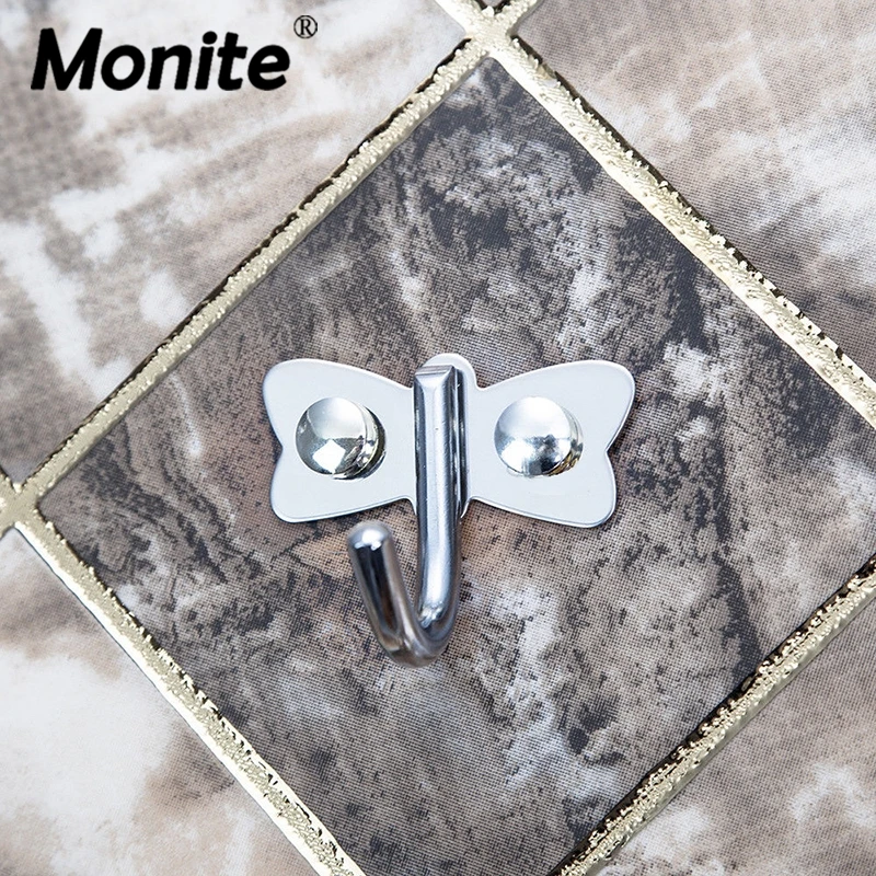 

Monite Butterfly Style Robe Hook Ligar Clothes Hook Brass Chrome Finish Bathroom Hardware Robe Hook Bathroom Accessories
