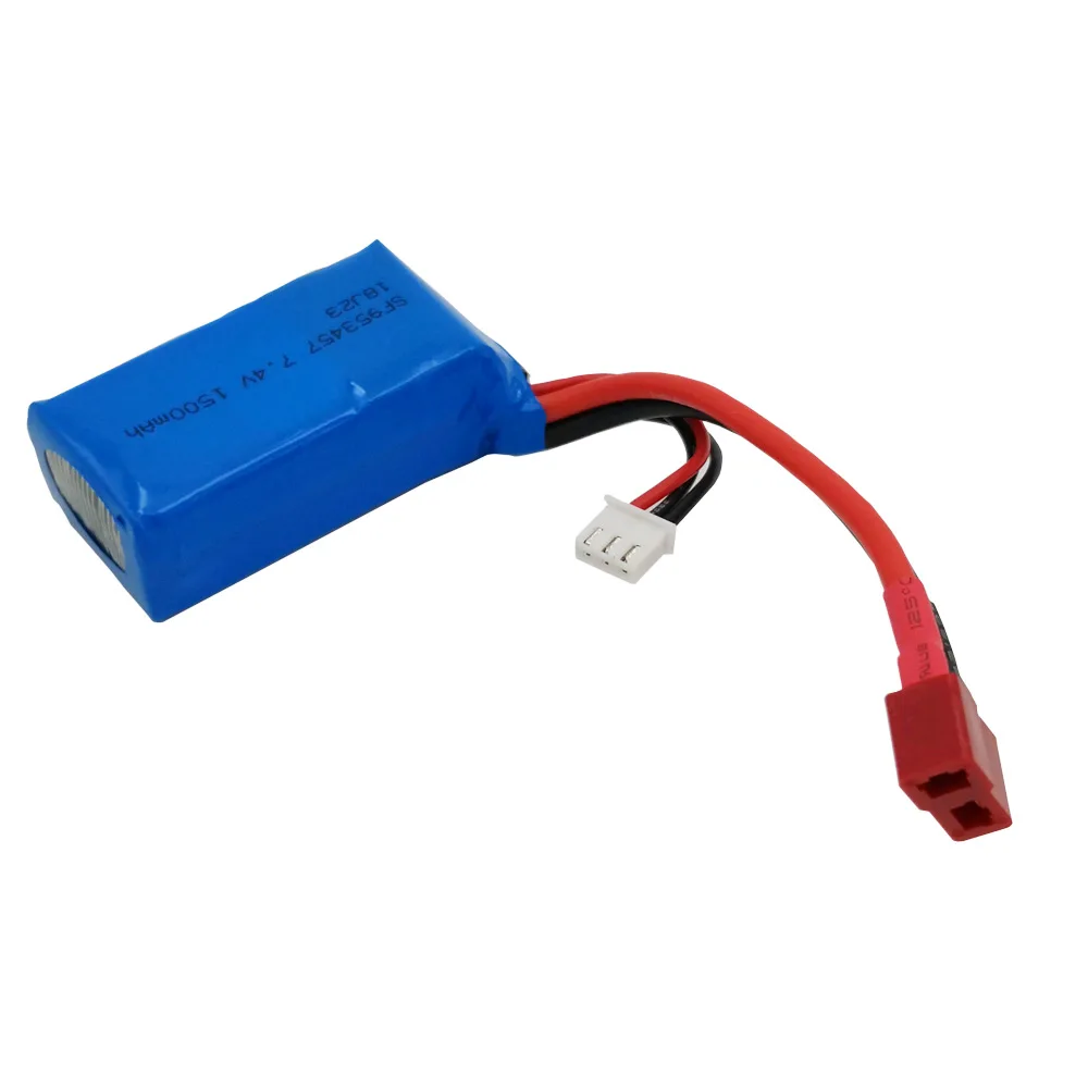 Для WLtoys 7 4 V 1500mAh батарея T вилка K929 B A959 A969 1/18 Rc автомобиль|Перезаряжаемые батареи| |