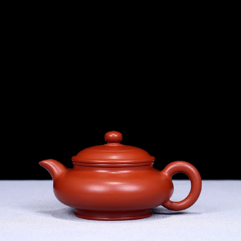 

purple clay pot genuine hand-made raw ore Zhu mud small water flat pot Kungfu teapot Teapot Set can be mixed batches