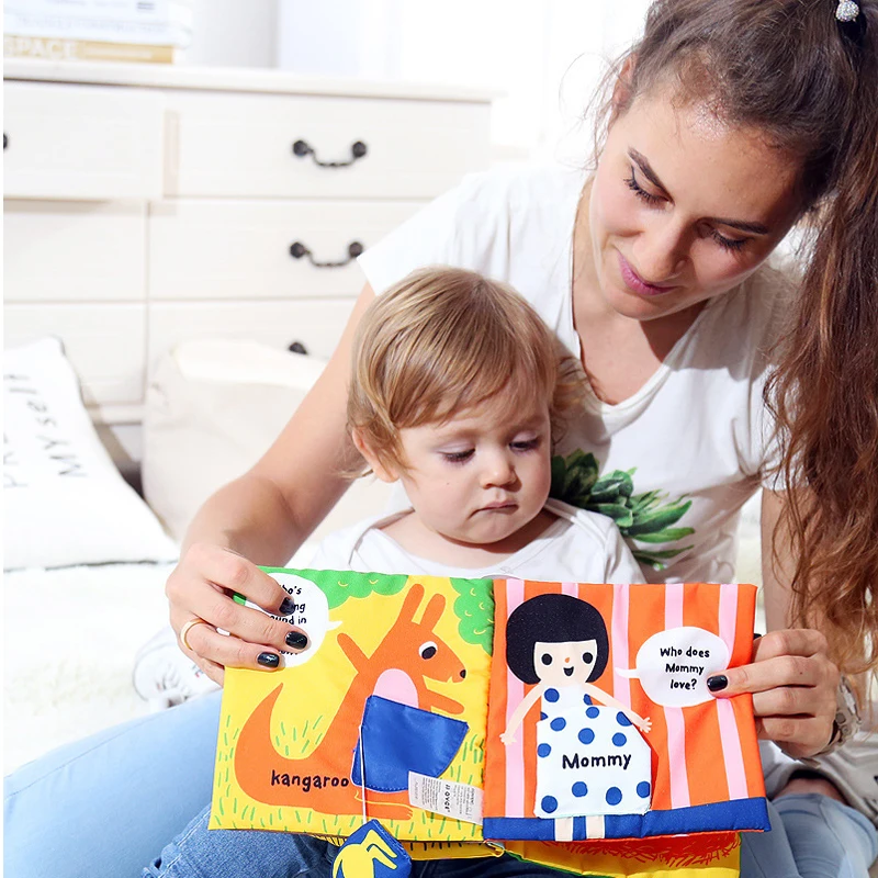 Детская книга игрушка сенсорные материалы ткань книги Sensoriales Libros Infantiles