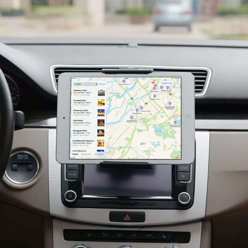 APPS2Car Универсальный 360 градусов CD слот Держатель для планшета Подставка для iPad Air/mini Kindle Fire HD Sat Nav GPS iPhone IP02-CD2