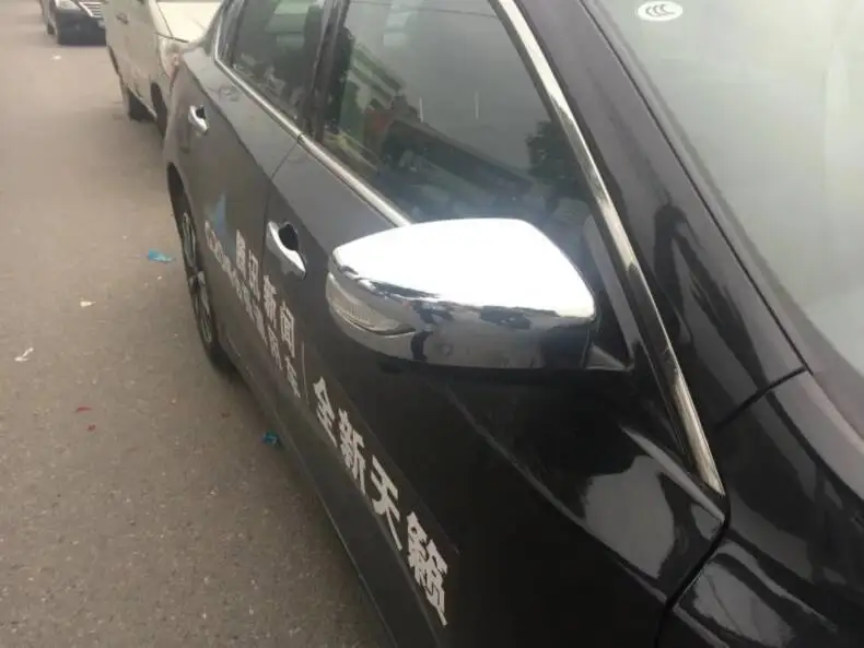 2 шт./компл. ABS хромированный автомобильный боковой Чехол для зеркала заднего вида
