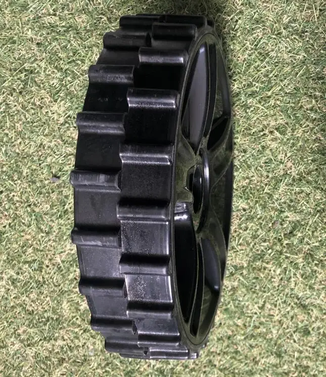 Rubber type Заднее колесо для робота Газонокосилки E1600T - Цвет: Rubber type