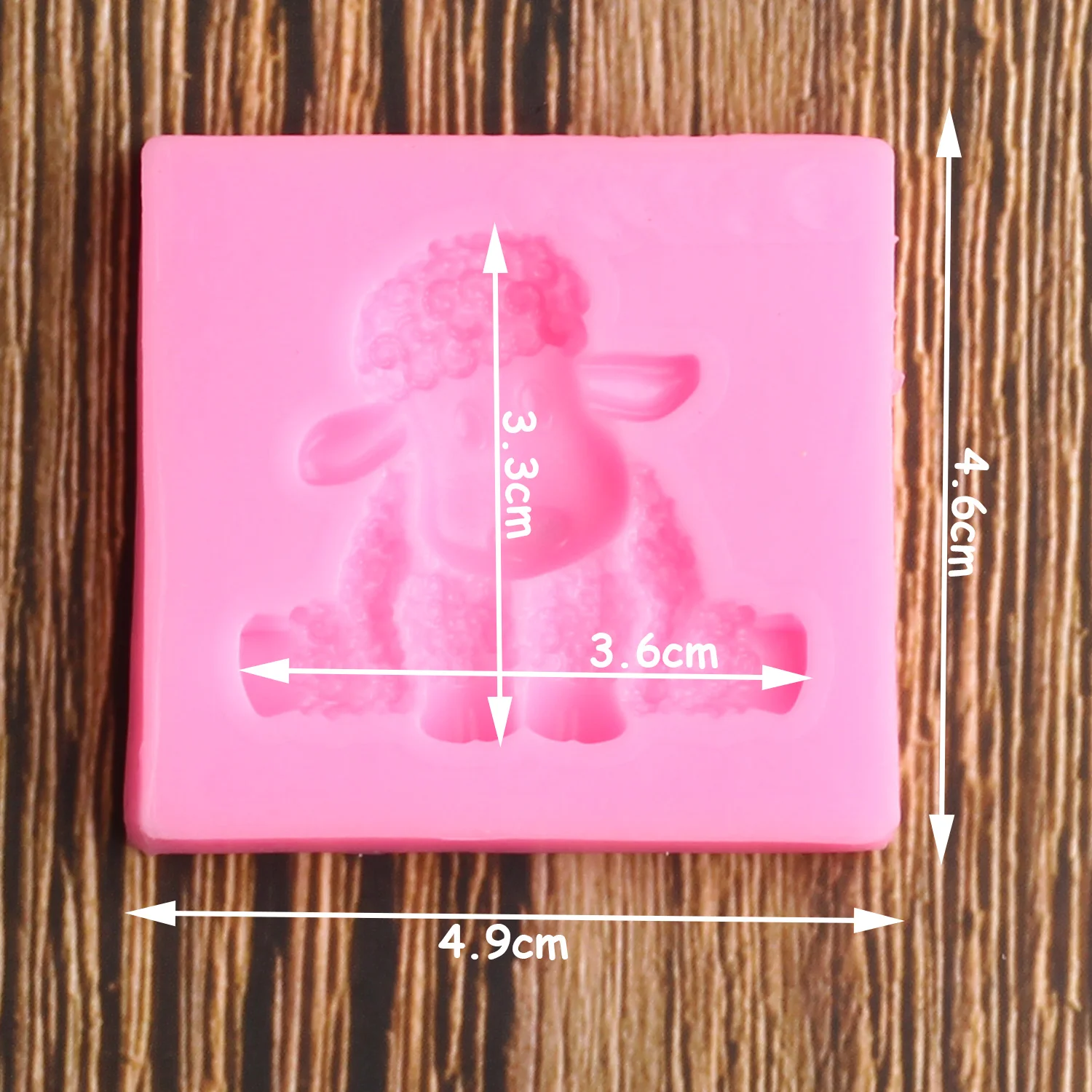 3D Овцы силиконовые формы DIY Детские День рождения инструменты для украшения торта для вечеринки кекс выпечки помадка Шоколадные конфеты формы