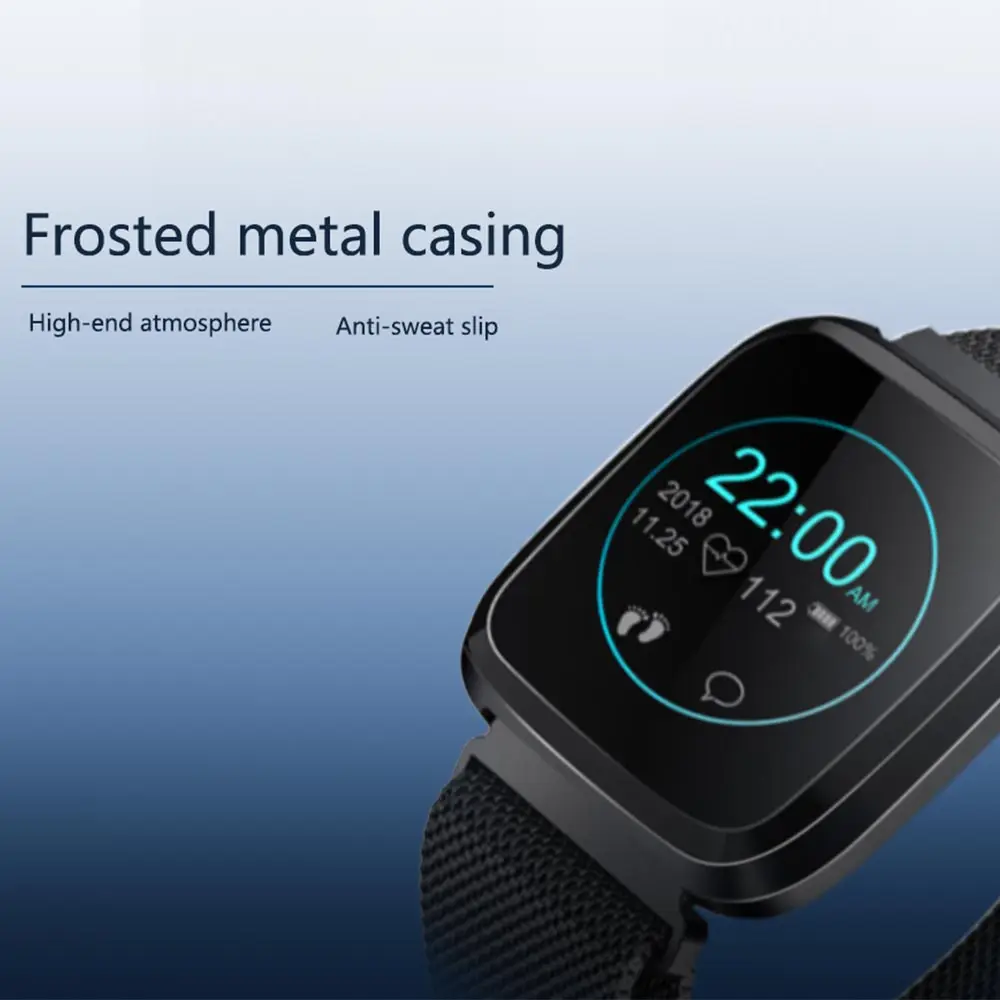 KISSCASE стильные Смарт часы Smartwatch для Xiaomi Android Поддержка с телефон камерой шагомер