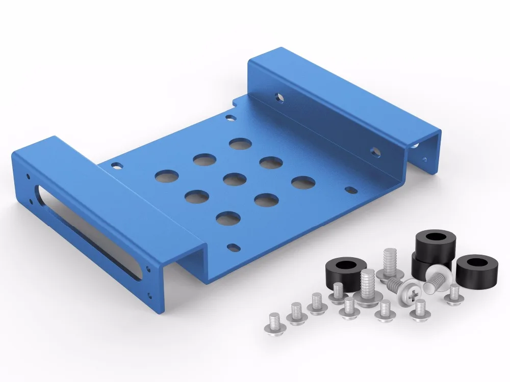 ORICO алюминиевый 5,25 дюймов до 2,5 или 3,5 дюймов жесткий диск HDD SSD конвертер адаптер Монтажный кронштейн с винтами жесткий диск Caddy