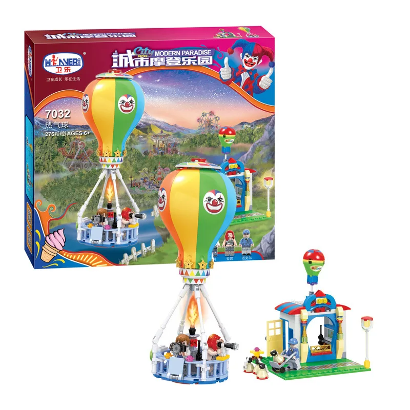 Горячие уличные серии городской современный рай воздушный шар собранные