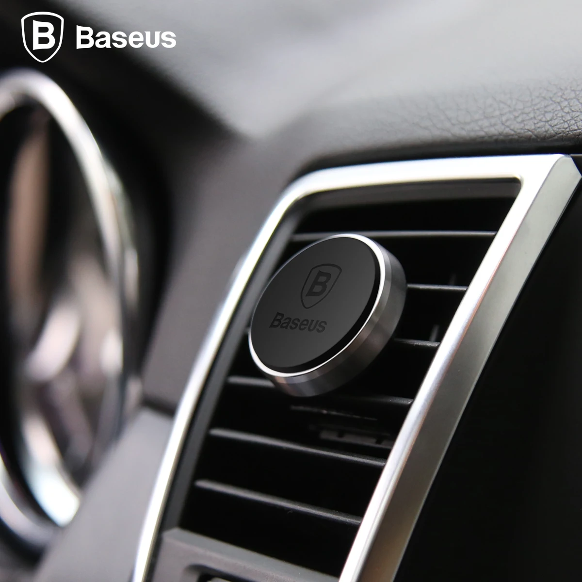 Автомобильный держатель для телефона Baseus для iphone X XR XS 360 Градусов Подставка для автомобиля вентиляционное отверстие магнитный держатель для мобильного телефона сотовый телефон