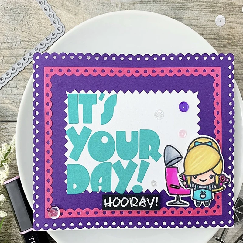 Стрелы прямоугольной формы рамки металла резки трафарет альбом скрапбукинга