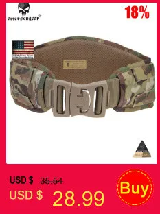 Emersongear передач MOLLE несущей утилиты ремень тактический военный ремень охотничий ремень страйкбол ремень поясная поддержка EM9241 серии