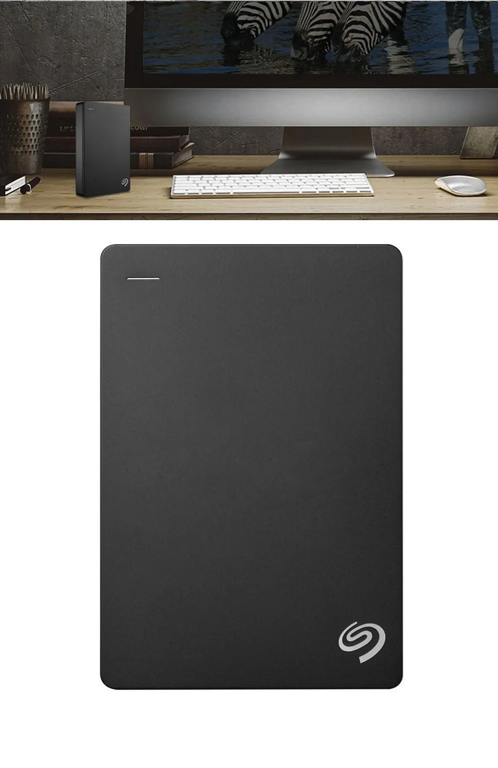 Seagate внешний HDD 4 ТБ портативный внешний жесткий диск для настольного ноутбука резервного копирования плюс тонкий USB 3,0 2," ТБ STDR1000301