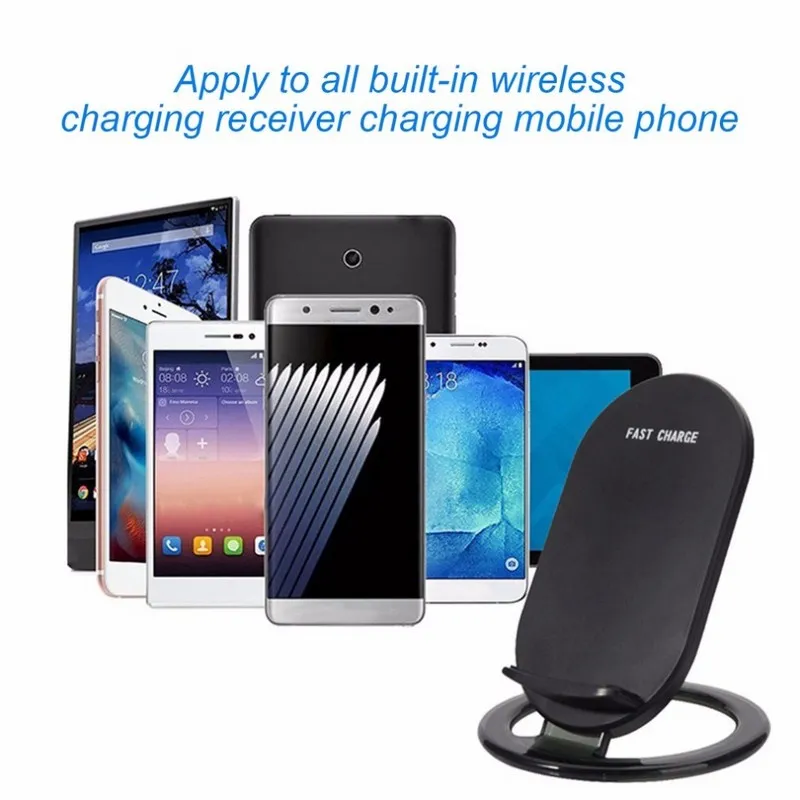 10W Qi Wireless Charger for Battery Power Bank Portable Fast Charging Holder Samsung Cell Phone Universal | Электроника