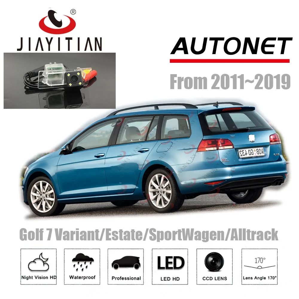 

JIAYITIAN Rear View Camera For VW Golf 7 5G variant Wagon Alltrack/Backup Camera/ccd Night Vision/License Plate camera 2011~2019