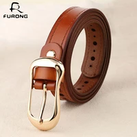furong vintage women belt real cow leather hollow out design waist belt with pin buckle 105 115cm full grain leather fine belt