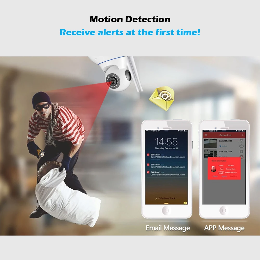 KERUI беспроводная WiFi HD ip-камера GSM домашняя охранная сигнализация камера ночного видения Дистанционное Наблюдение монитор
