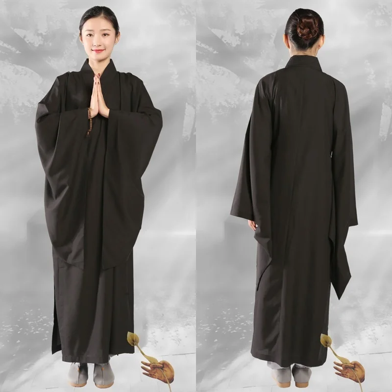 Женская униформа одеяния буддийских монахов shaolin буддистская одежда модель TA548 |