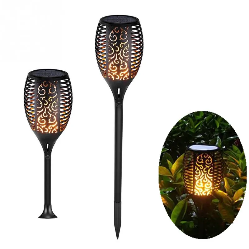 Светодиодный садовый фонарик на солнечной батарее 96 светодиодов с мерцающим