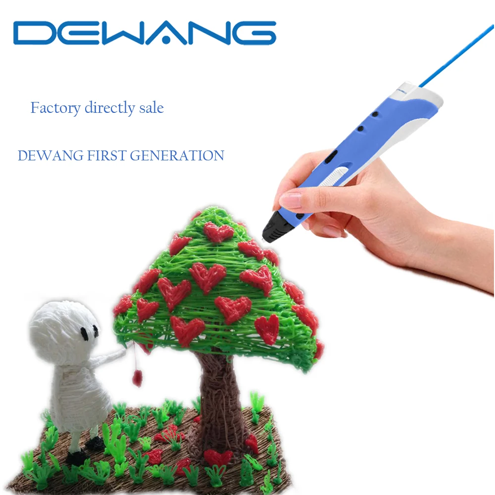3D принтер DEWANG Ручка для рисования подарок на день рождения 300 метров PLA/ABS нить