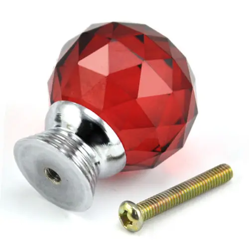 CNIM Горячие 2 шт Хрустальные стеклянные дверные ручки Ручка для кухонной мебели