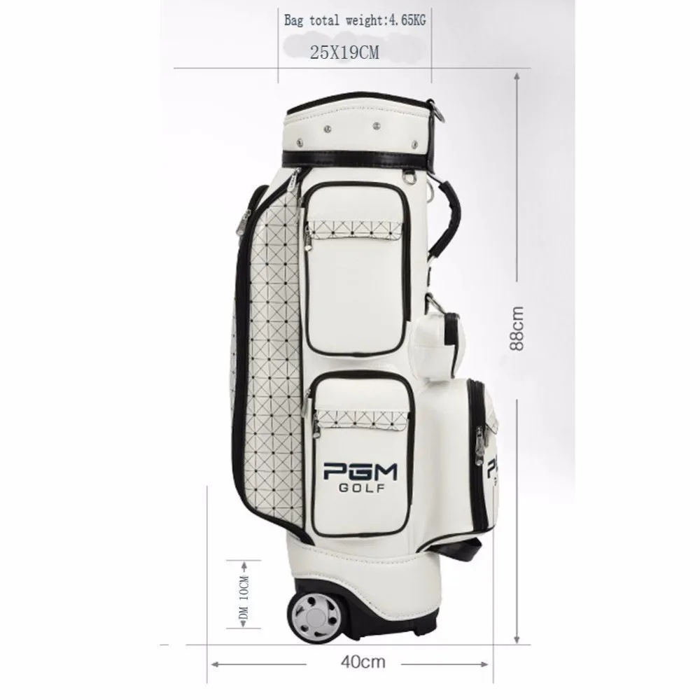 Women Golf Standard Bag PU Waterproof Golf Bags Multifunction Golf Packages Large Capacity Golf Bags