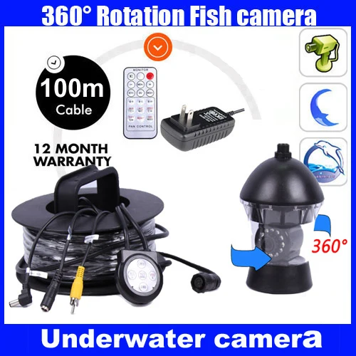 1/3 SONY CCD 600TVL видеонаблюдения подводной охоты Камера Рыболокаторы 100 м кабель