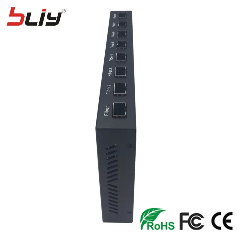 SFP 8G2E 1000 м гигабит 8 sfp волокно 2 RJ45 UTP волоконно-оптический медиаконвертер ethernet волоконный коммутатор для GBIC SFP