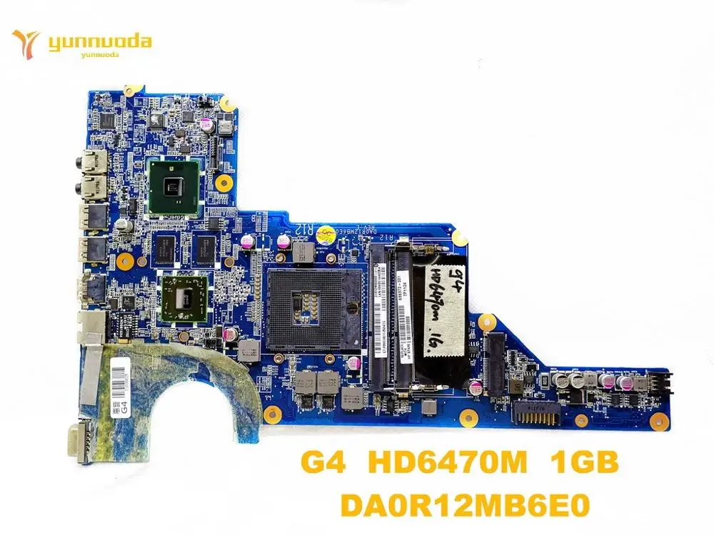 Оригинальная материнская плата для ноутбука HP G4 HD6470M 1 ГБ DA0R12MB6E0 протестирована