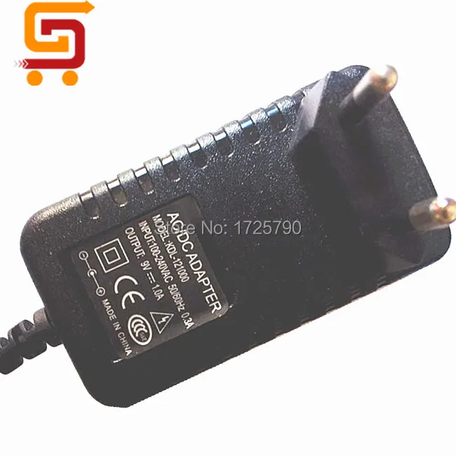 5 шт. адаптер питания с переменного тока на постоянный ток 9 в 1 А вилка