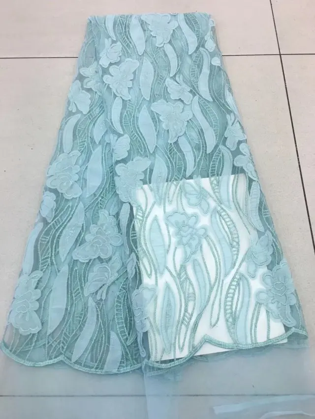 African cut Lace Fabric 2018 Embroidered Nigerian Laces Bridal High Quality French Tulle ML6486 | Дом и сад