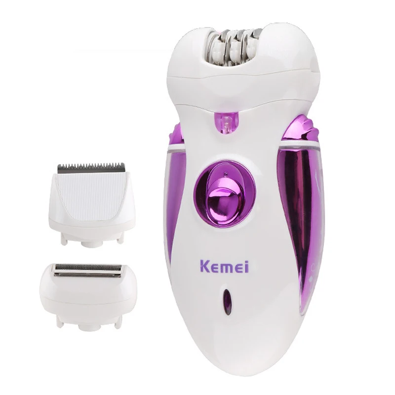 Kemei KM-2370 3 в 1 электробритва набор для женщин перезаряжаемые удаления волос станок