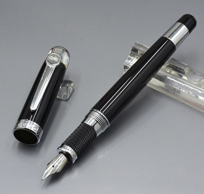 JINHAO 189 3 цвета металлическая авторучка с серебряным зажимом канцелярские товары люксовый бренд M наконечник для письма чернильные ручки подарок