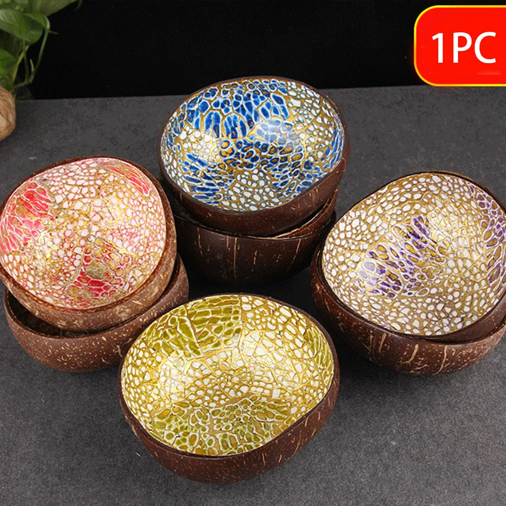 Украшение для хранения конфет натуральный эко чаша плод кокос оболочка блюдо