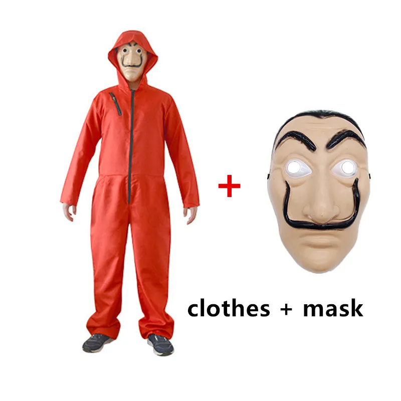 Сальвадор Дали маскарадный костюм по мотивам мультфильма деньги Heist House of Paper La Casa