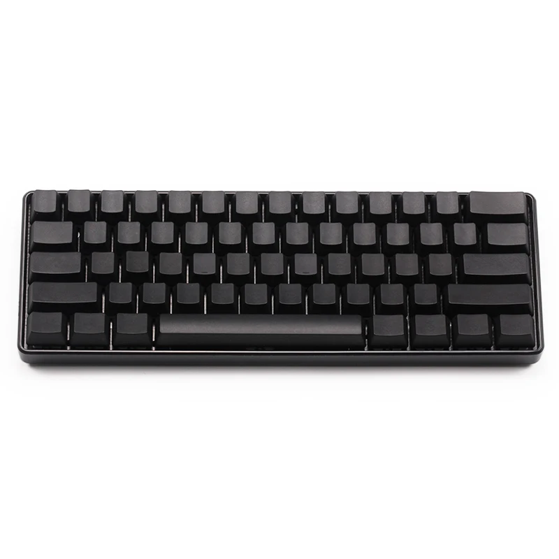 Пустой черный keycap толстый PBT ANSI OEM 61 Ключи для DZ60 GH60 cherry mx механическая клавиатура |