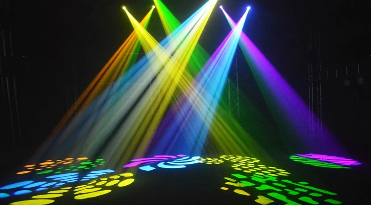 8 шт./лот 60 Вт Led Spot 7 Gobos Moving Head Light DMX 9/11 каналов Master Slave Auto Run Sound active music control disco lamp| |