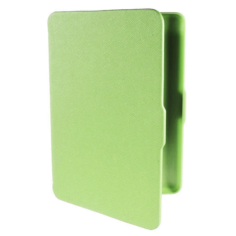Magnetic PU Leather Cover Case slim for Amazon Kindle Paperwhite (Cross pattern Green) |