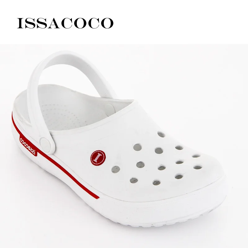 Сандалии ISSACOCO женские на платформе модные пляжные босоножки плоская подошва