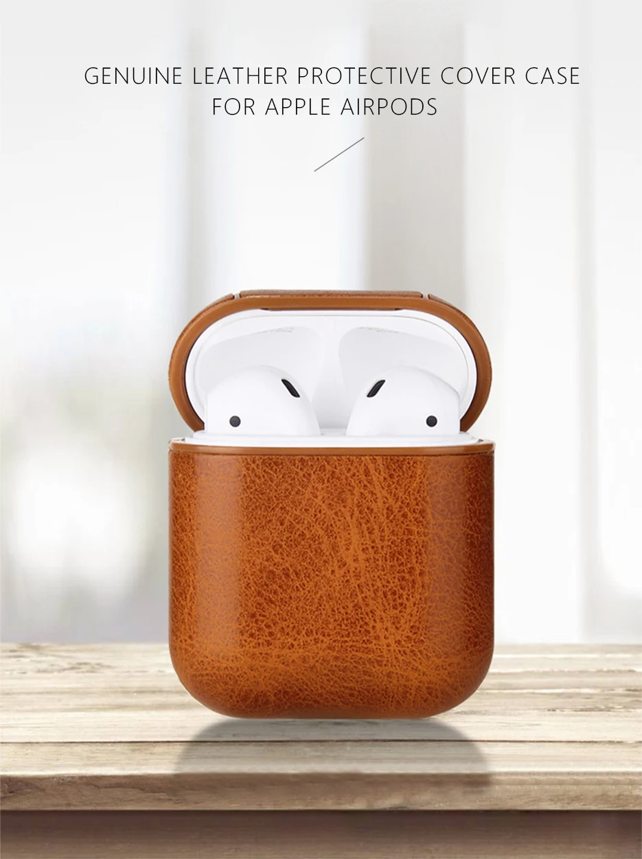 Кожаный чехол для Apple Airpods 2 ремень PC+ кожаный чехол s с кнопками кожаный защитный чехол для Airpods Прямая поставка