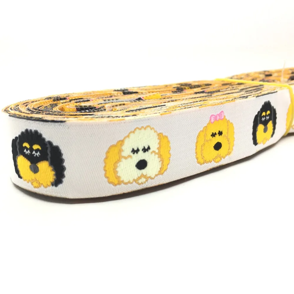 10 метров 7/8 'དྷ мм Cockapoo собачий ошейник жаккардовая лента|Ленты для шитья| |