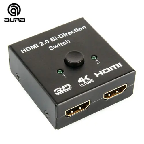 2 в 1 В Out UHD 4K Bi Direction HDMI 0 Switch Switcher Splitter Hub HDCP 3D |