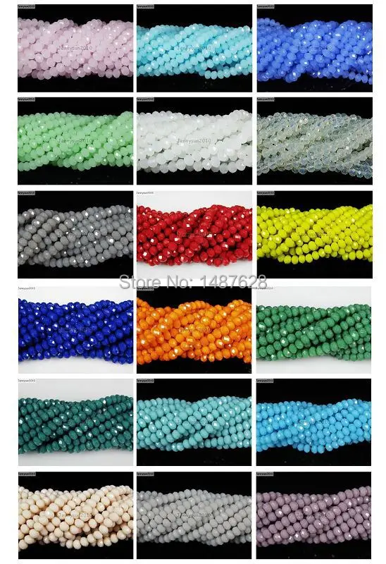 Серый Опал чешский кристалл 2 мм x 3 граненые бусины разделители для браслета