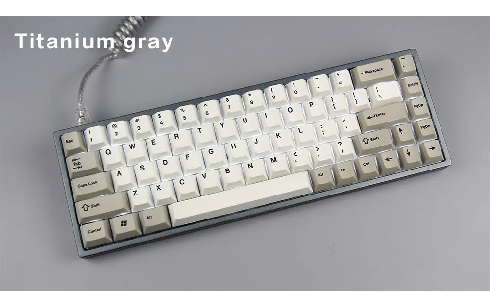 Механическая клавиатура Tada68 65% раскладка с переключателями Cherry mx Slient/Enjoypbt Dye-sub keycap/пластиковый или алюминиевый корпус