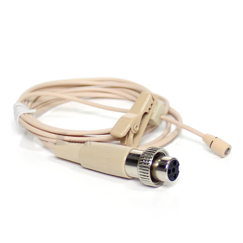 Зажим для галстука Петличный Микрофон XLR 4 Pin TA4F ошейник Для MIPRO беспроводной
