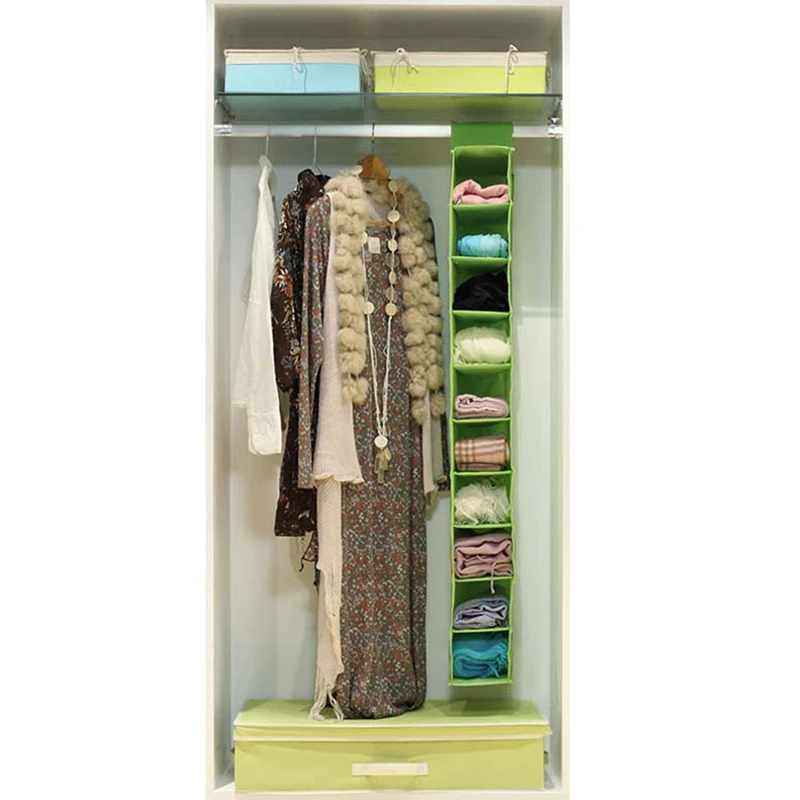 10 слой висит сумка для хранения шкаф двери Настенный домой всякой всячины